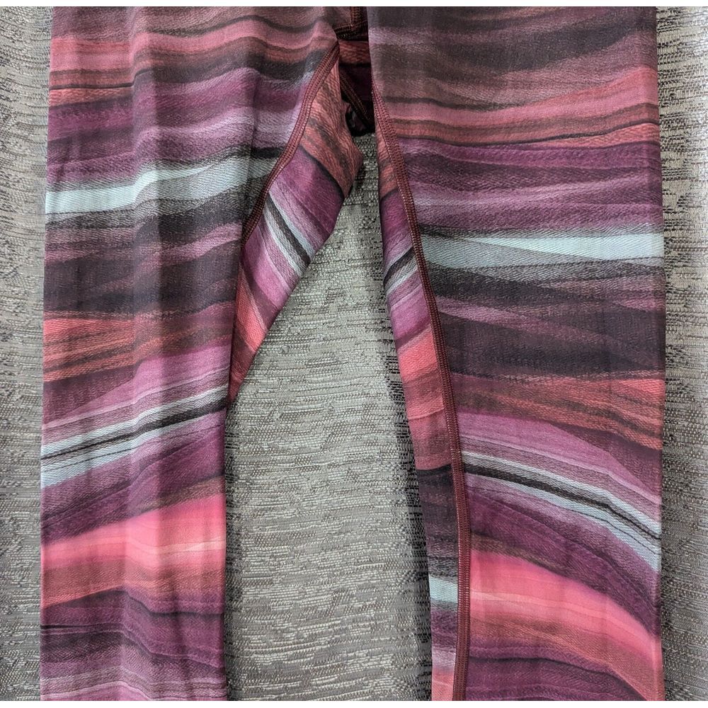 lululemon leggings 6 Multi Color Striped Inside Pocket - Picture 4 of 15